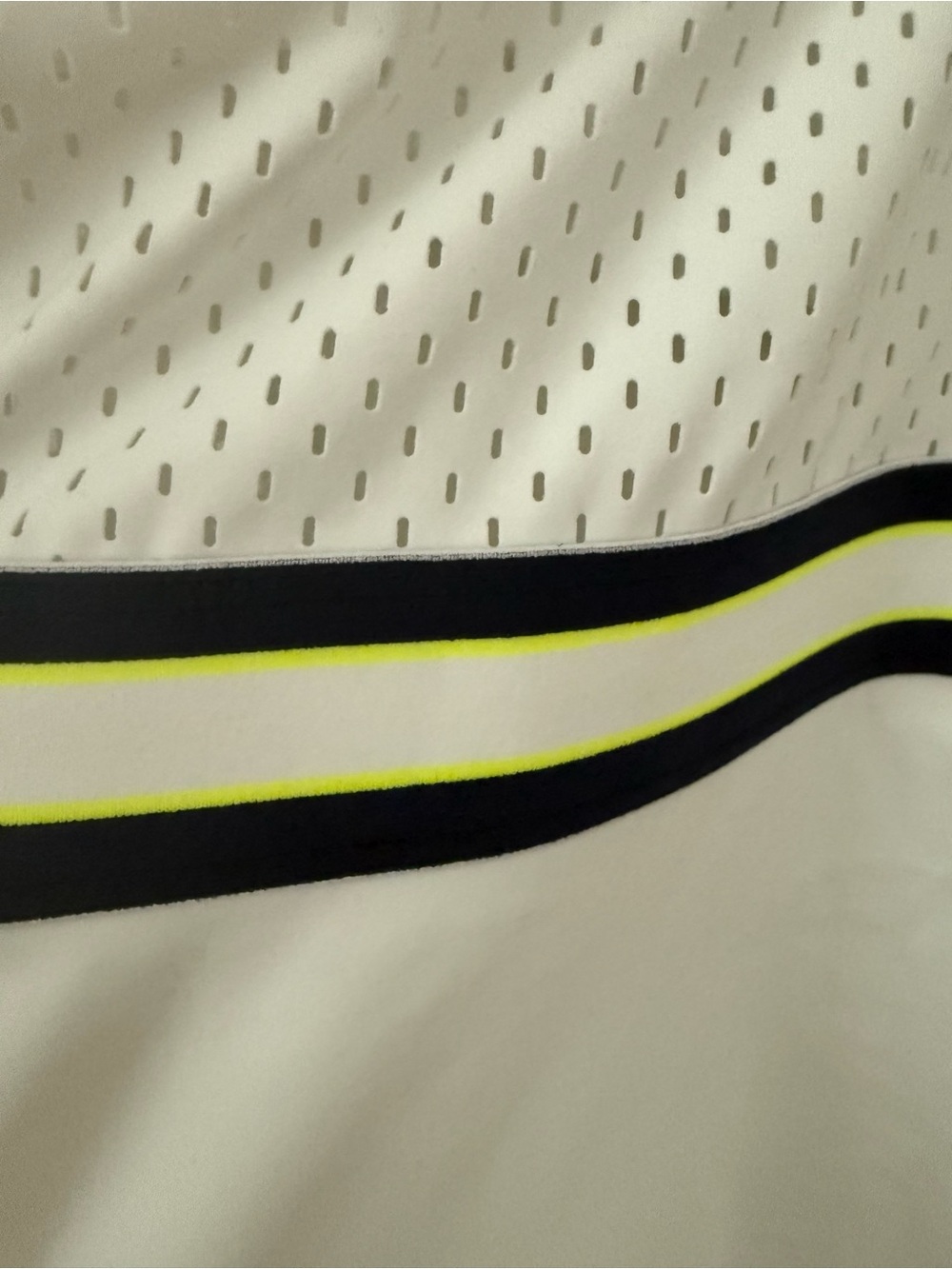 Wilson White Unmatched aTennis Athletic Dress with Striped Waistband size Medium - Picture 7 of 8